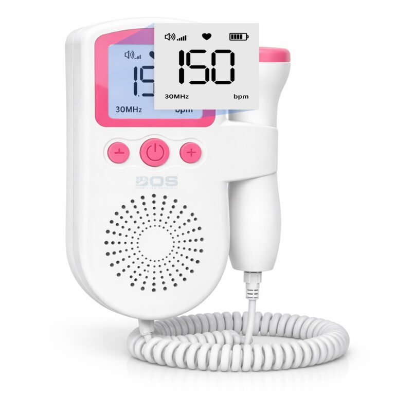 Portable Handheld Fetal Doppler Baby Heart Rate Detection Monitoring