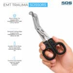 EMT SHEARS (TAPE CUTTING SCISSOR) Stainless Steel Bandage Scissors for Surgical, Medical & Nursing Purposes - Sharp Curved Cutting Bandages (Black handle) - Image 7