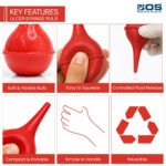 Ulcer Eye Ear and Ulcer Syringe Rubber Bulb 100 ml