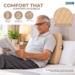 Backrest Lumbar Support Cushion | Ergonomic Lower Back Support for Chair & Car - Image 2