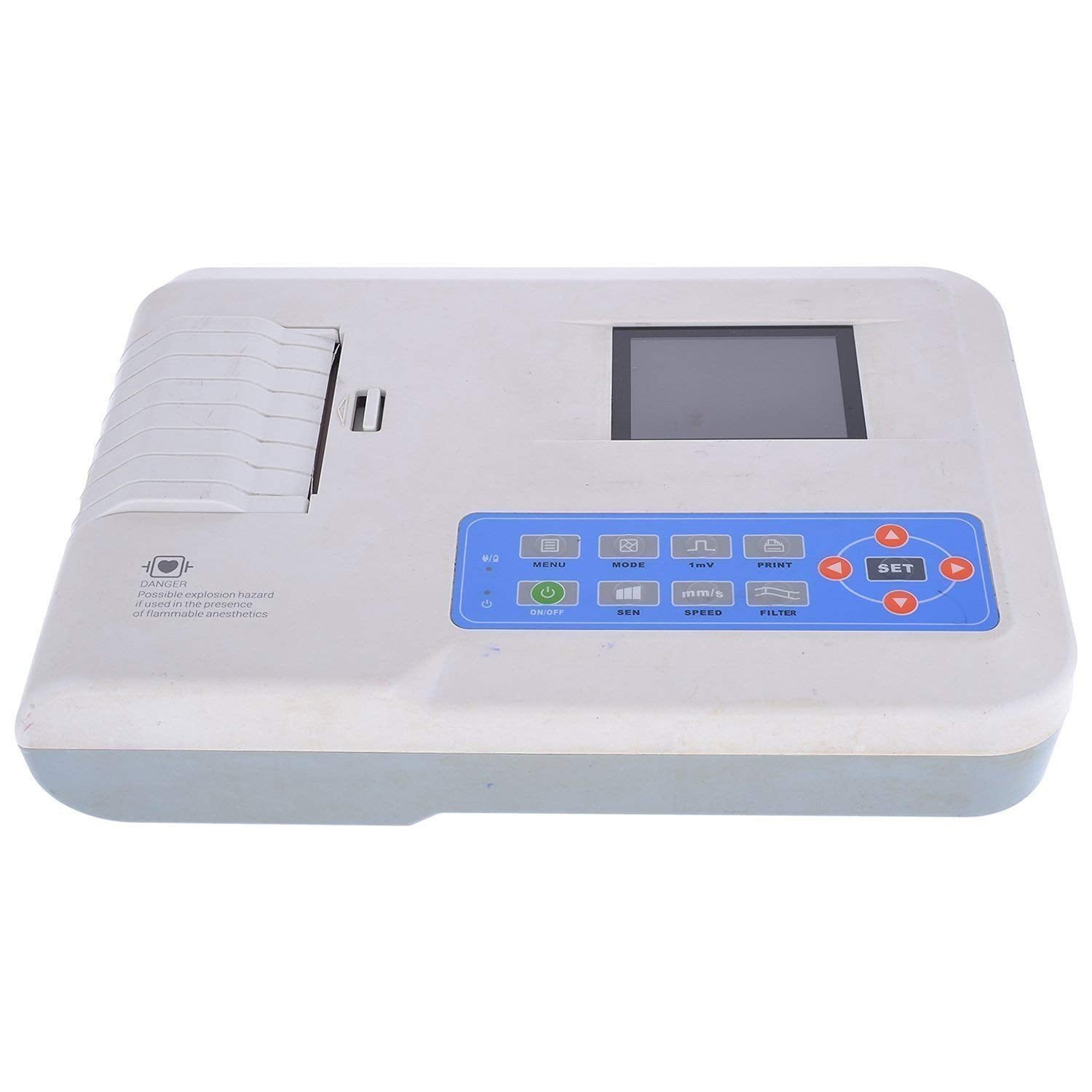 3 channel ECG machine portable heart monitoring device for hospitals and clinics