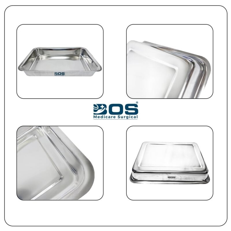 Stainless Steel Surgical Baby Tray for Medical and Hospital Use Infant Care Instrument Tray