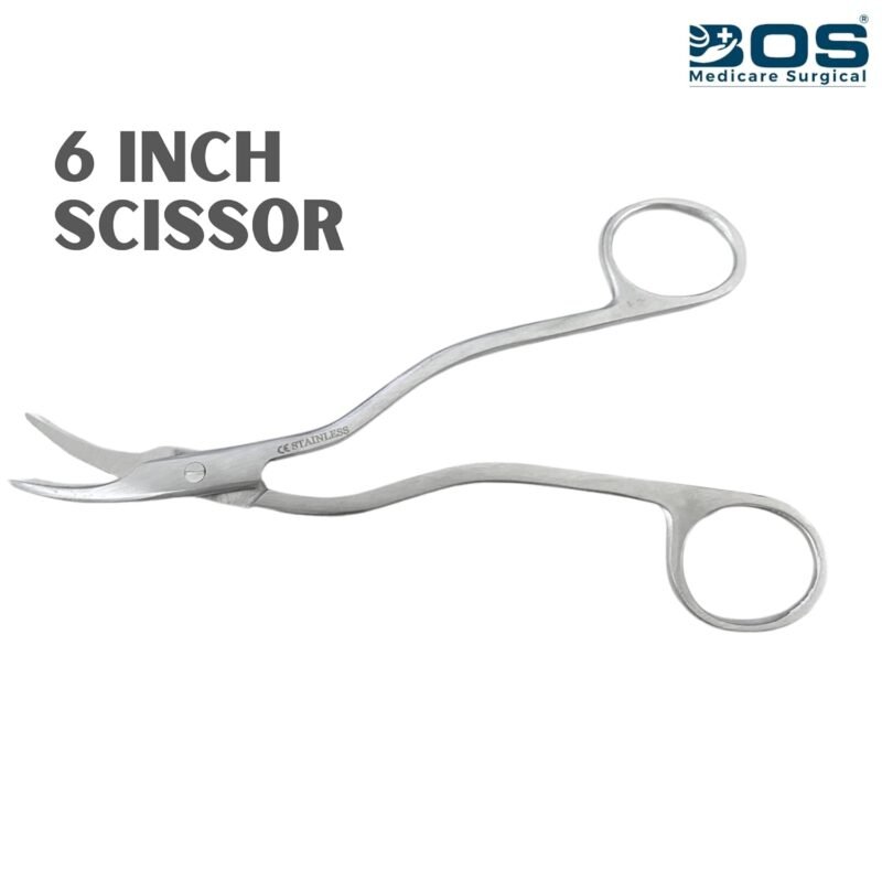 Suture Cutting Scissor 6 Inch Stainless Steel Surgical Scissors for Stitch Removal