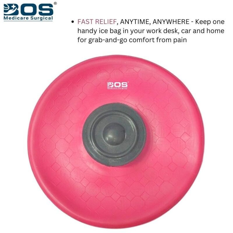 Rubber cooling ice bag for pain relief hot and cold therapy