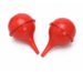 Red ulcer eye and ear syringe rubber bulb