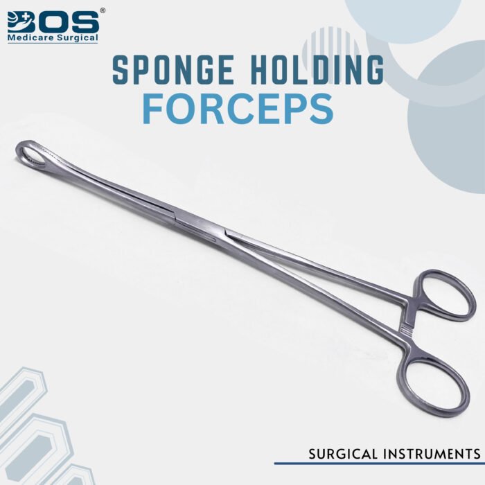 Sponge holding forceps