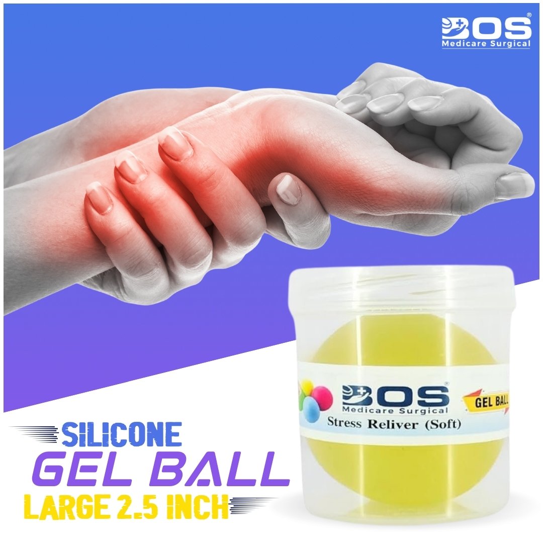 Silicone Gel Ball Large Size 2.5 Inch Hand Exerciser