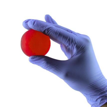 Silicone Gel Exerciser Ball for Increase Grip Strength, Improve Hand Strength Hand Grip/Fitness Grip (Red) medium 2.0 Inch