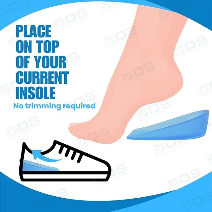 Heel Cushion Placement Inside Shoe for Heel Support