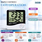 HTC-1 Digital Hygrometer Thermometer Humidity Meter