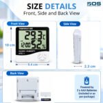 HTC-1 Digital Hygrometer Thermometer Humidity Meter