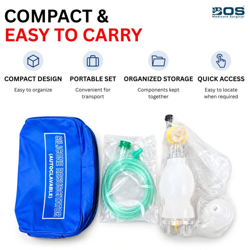 Ambu Bag with Oxygen Tube