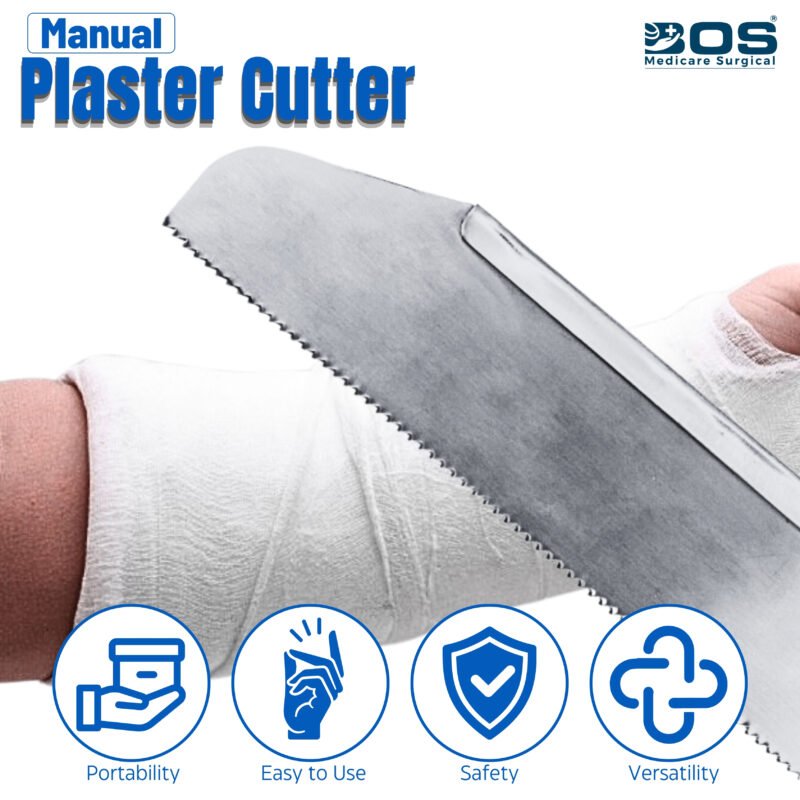 manual plaster cutting saw orthopedic use hospital tool