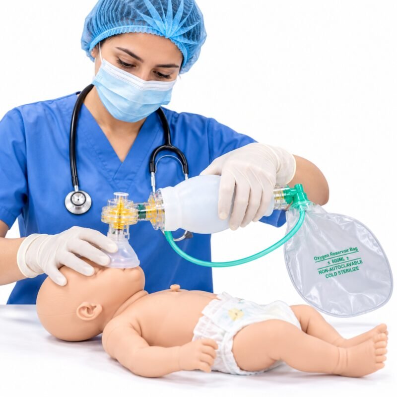 Ambu Bag with Oxygen Tube