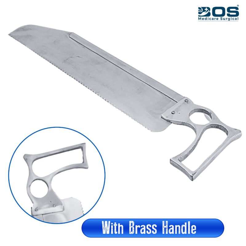 stainless steel plaster cutting saw blade close view
