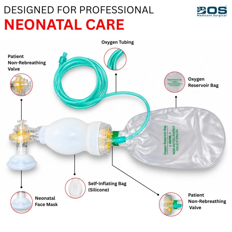 Ambu Bag with Oxygen Tube