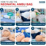 Ambu Bag with Oxygen Tube | CPR First Aid Kit Neonate Manual - Image 8