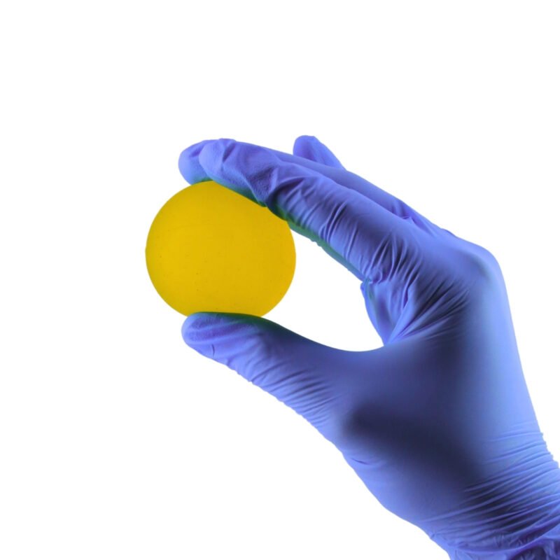 Yellow Silicone Gel Ball Small Size Hand Therapy Ball