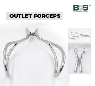 Wrigleys obstetric outlet forceps stainless steel for assisted delivery