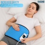 Electric Heating Pad with Adjustable Straps