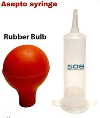 Asepto Syringe Medical Bulb for Irrigation and Suction Use