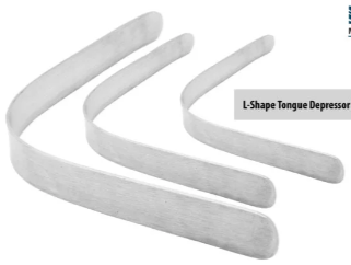 L-Shape Tongue Depressor (Set of 3) – Stainless Steel