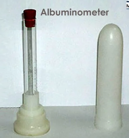Albuminometer Tube