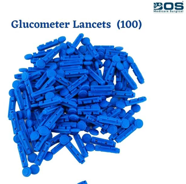 Blood Lancet Round Sterile Finger Prick Lancet for Medical Use