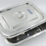 Dressing Tray Stainless Steel with Cover | Bos Medicare Surgical