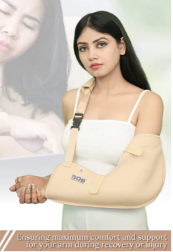 Arm Sling Pouch – Soft & Padded Adjustable Support Brace