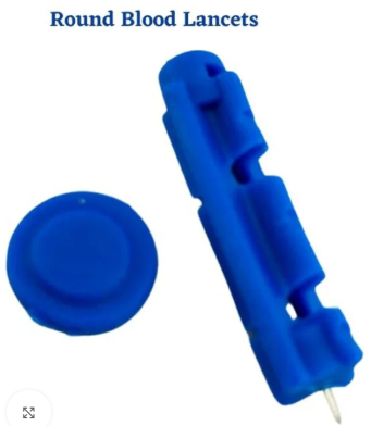 Blood Lancet Round