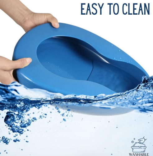 PVC Bedpan for Patients & Elderly Care