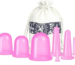 Silicone Cupping Therapy Set Vacuum Massage Cups for Pain Relief and Cellulite Treatment