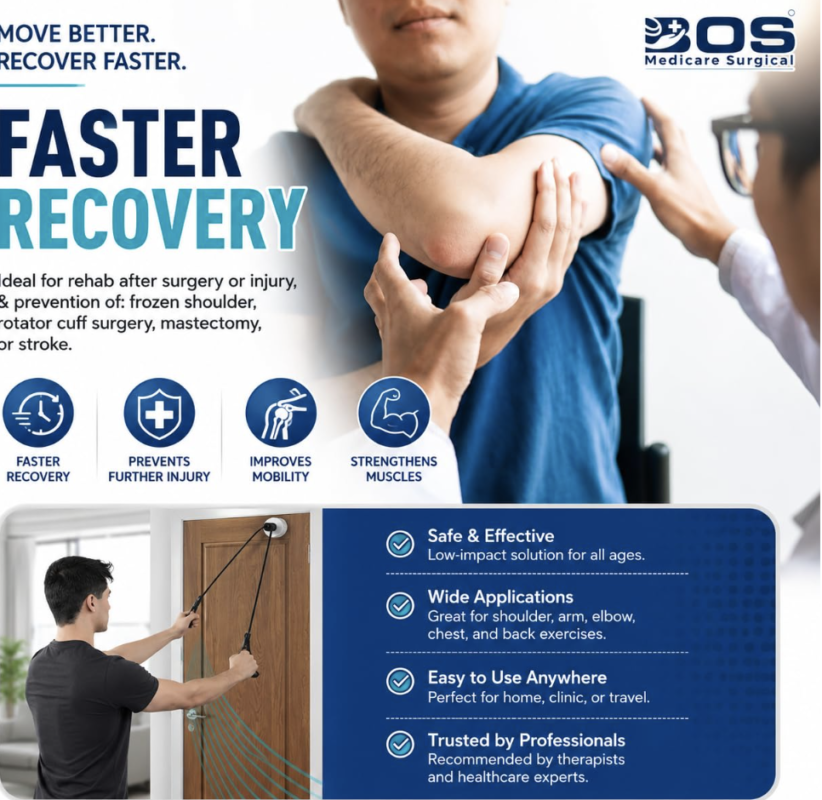 Faster Recovery Shoulder Pulley Exercise for Physiotherapy