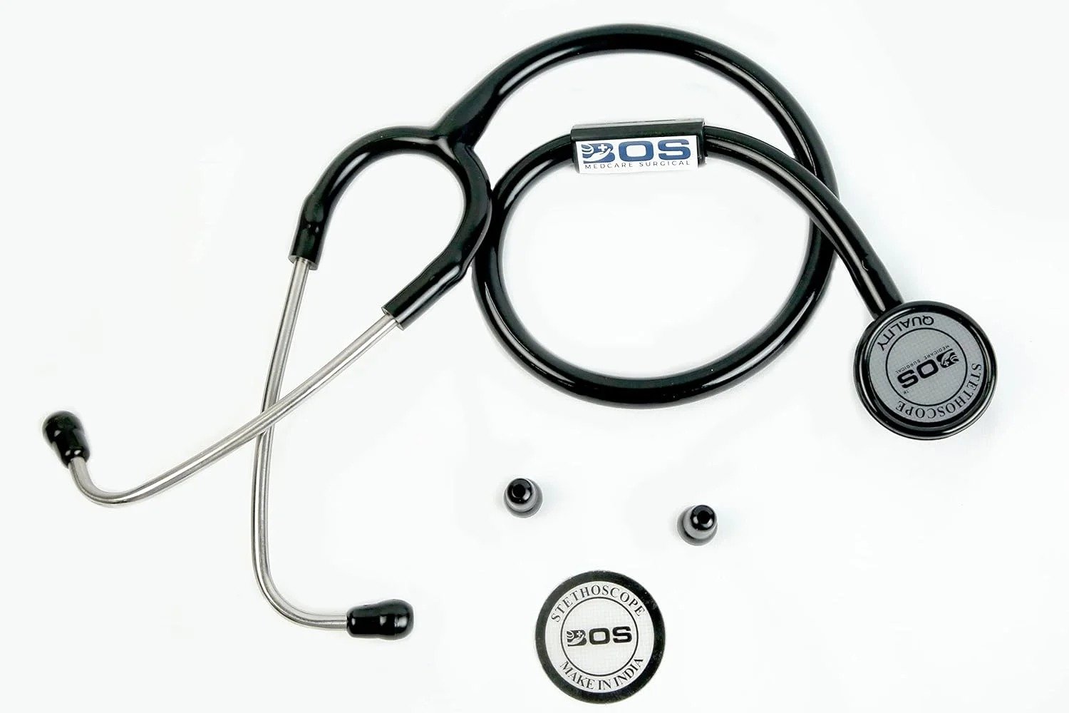Stethoscope Super Black Single Head for Doctors