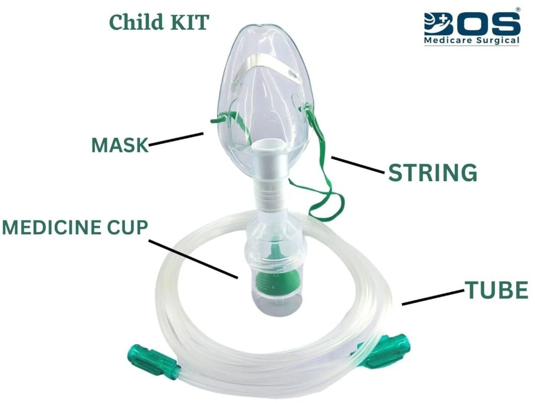 Child Nebulizer Mask Kit for Pediatric Aerosol Therapy