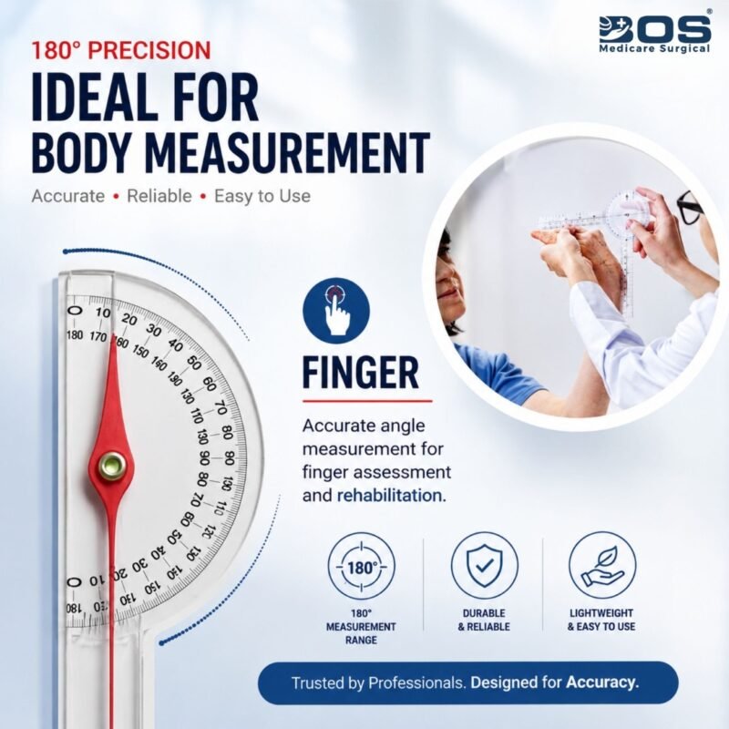 Finger grip strength measurement with Analog Finger Grip Dynamometer