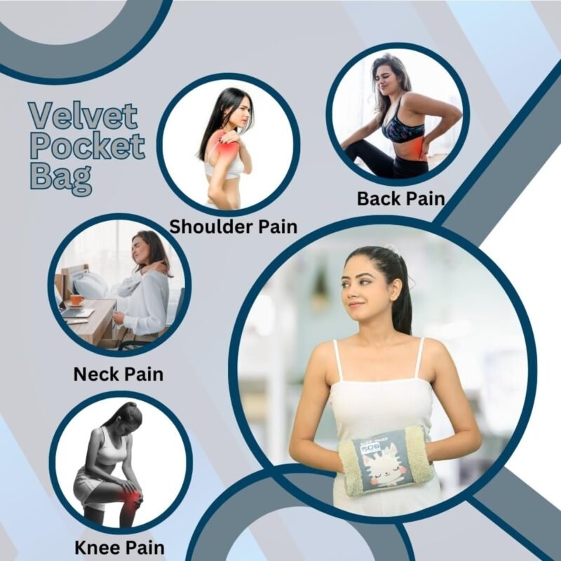 Velvet Pocket Warmer Bag for Neck, Shoulder & Back