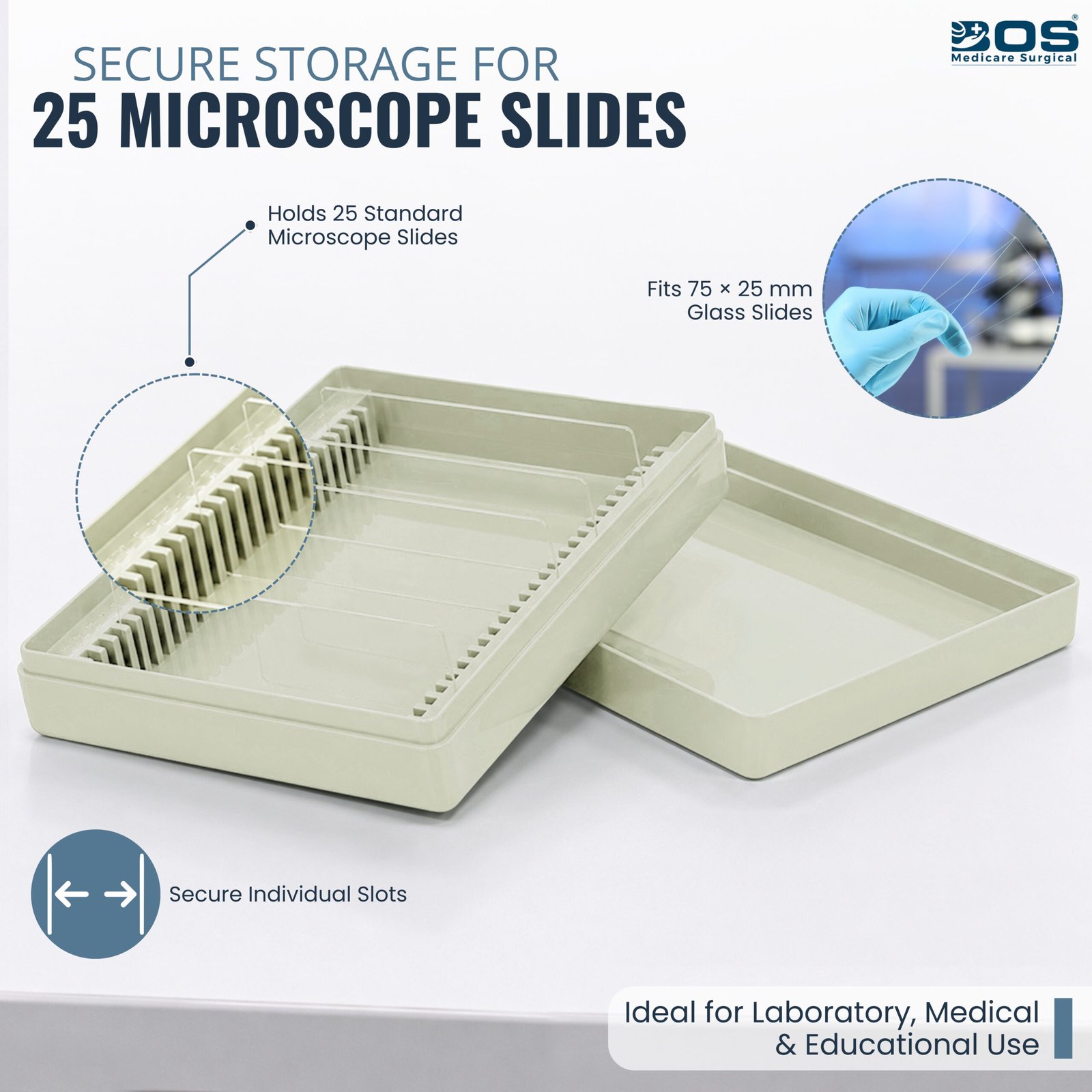 Storage) 25 Capacity Slide Box