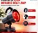 150W Infrared Heat Lamp for Pain Relief and Heat Therapy