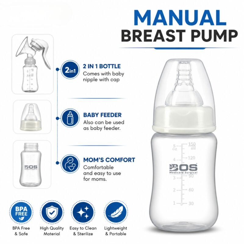 Manual Breast Pump Features and Benefits BPA Free