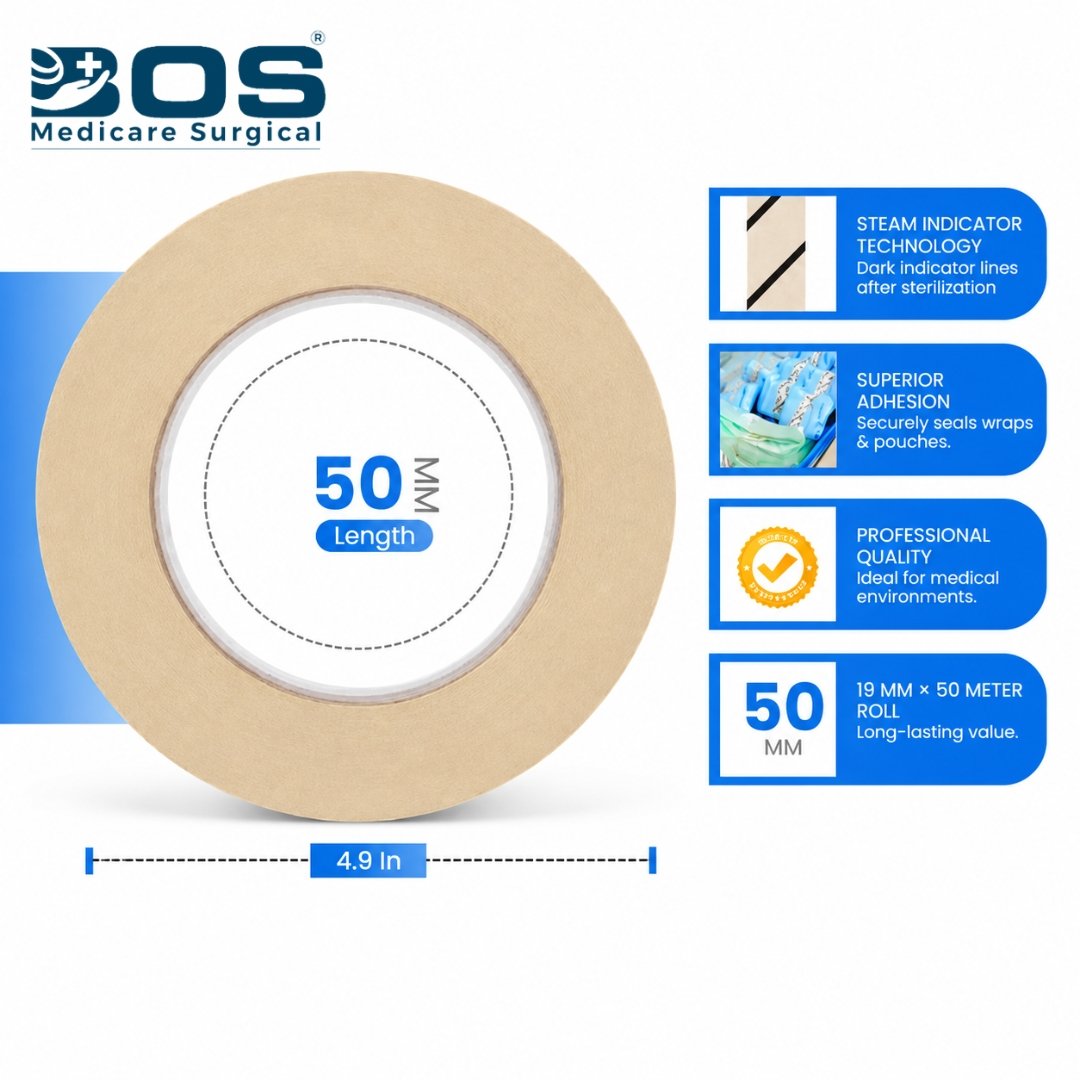 50 Meter Autoclave Indicator Tape Roll