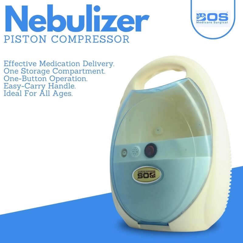 Piston Compressor Nebulizer NB-60 for Adults & Children | BOS Medicare Surgical