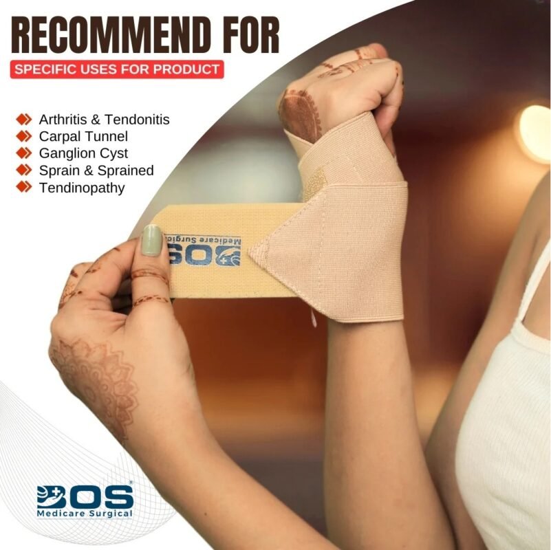 Adjustable thumb support brace