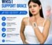 Comfortable wrist support brace with adjustable fit