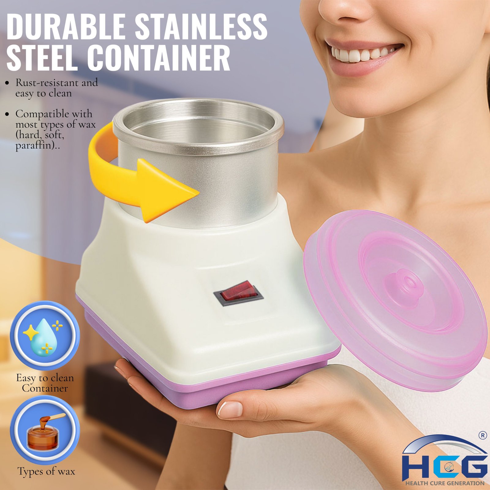 Fast Heating Wax Heater Machine for Hair Removal