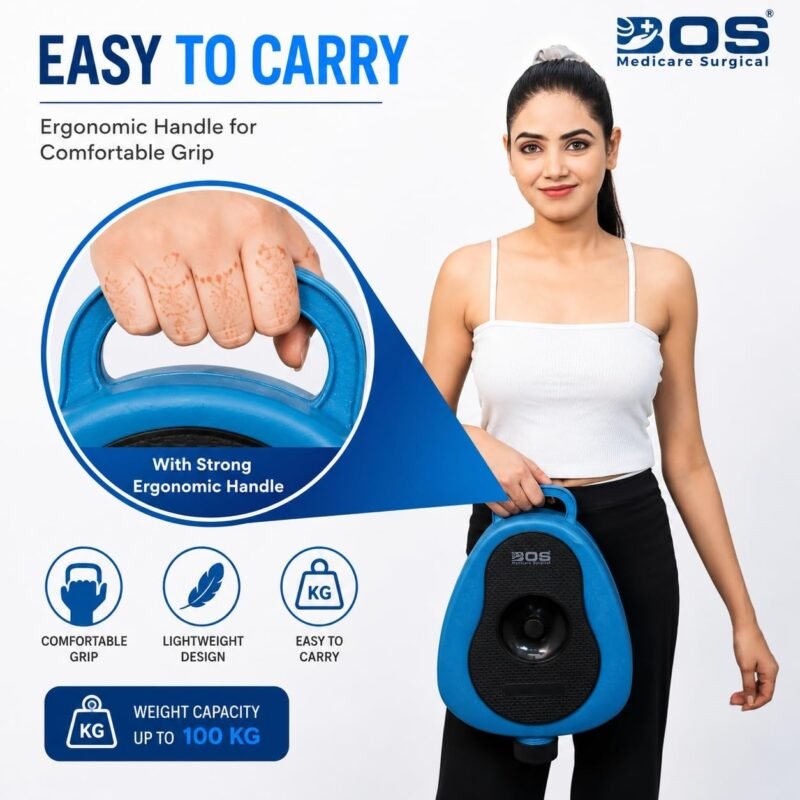 Portable Fracture Bed Pan with Ergonomic Handle