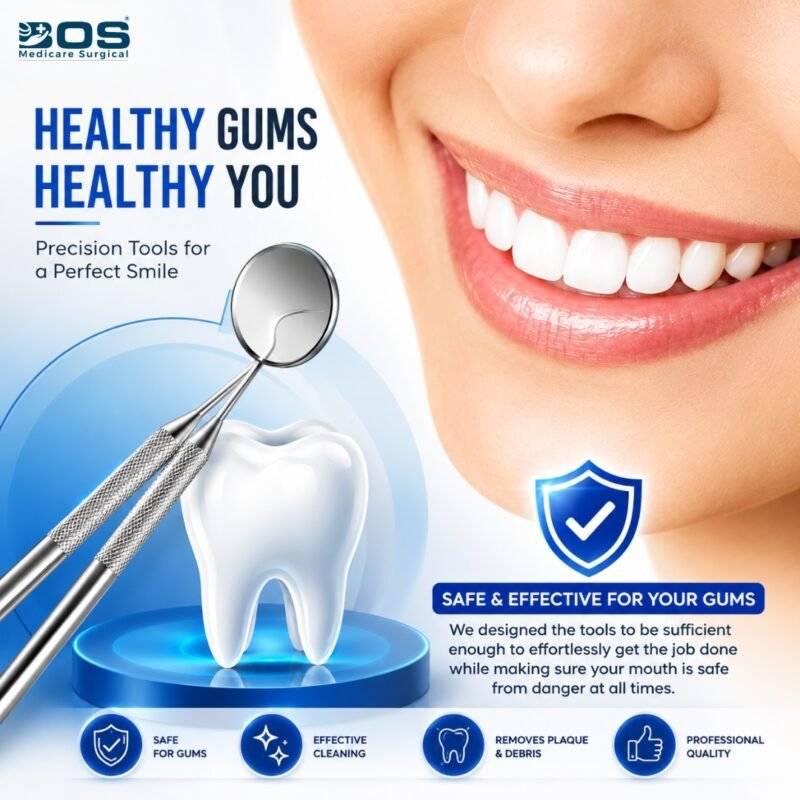 Dental Probe Explorer for Healthy Gums and Oral Care