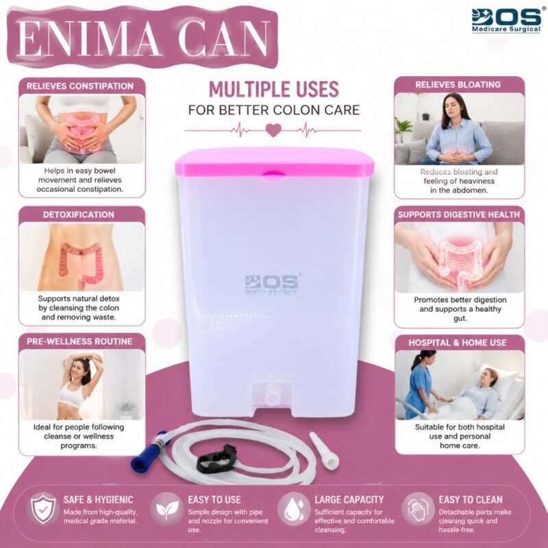 PVC Enema Kit Multiple Uses for Home Healthcare and Colon Care