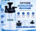 Oxygen humidifier bubble bottle for oxygen therapy